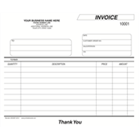 8.5 x 7 custom invoices templates