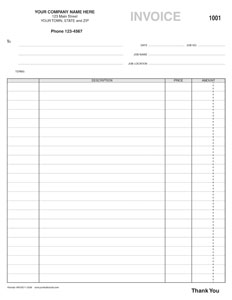 invoice template 8511-0006