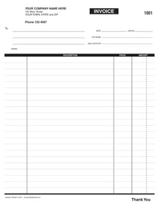 invoice template INV8511-0014