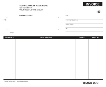 invoice template 857-0005