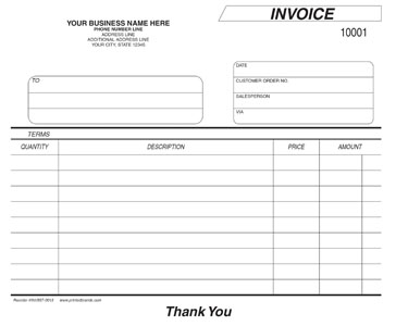 invoice template 857-0013