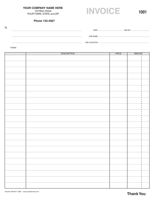 free custom invoices templates image