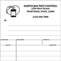 pest control invoices