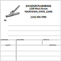 plumbing invoices