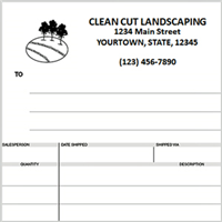 Landscaping Invoices