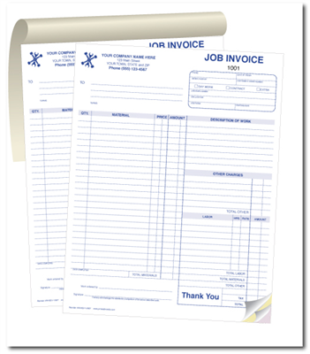 8.5 x 11 Invoice #INV8511-0007