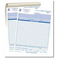 8.5 x 11 Custom Invoice #INV8511-0020
