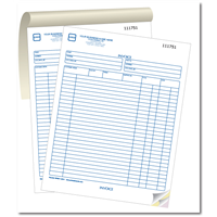8.5 x 11 Custom Invoice #INV8511-0019
