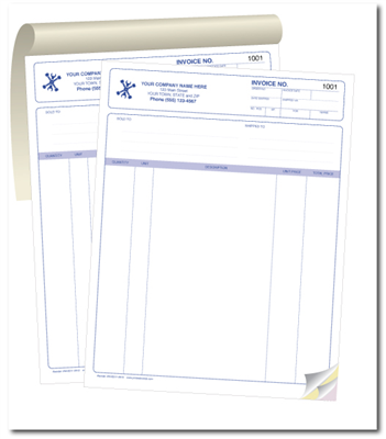 8.5 x 11 Invoice #INV8511-0018
