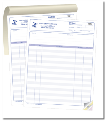 8.5 x 11 Invoice #INV8511-0016
