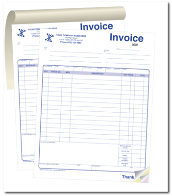 8.5 x 11 Invoice #INV8511-0003