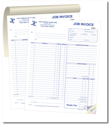 8.5 x 11 Invoice #INV8511-0015