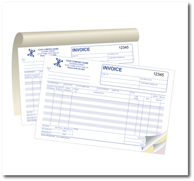 Custom Invoice 5.5 x 8.5 Template 2