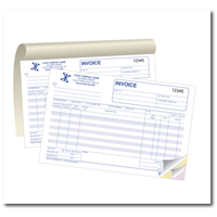 Custom Invoice 5.5 x 8.5 Template 2