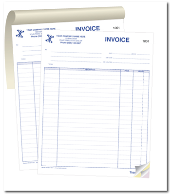8.5 x 11 Invoice #INV8511-0011