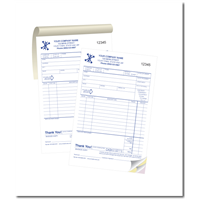 Custom Invoice 5.5 x 8.5 Template 1