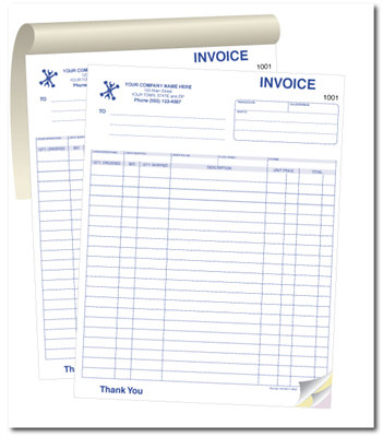 8.5 x 11 Invoice #INV8511-0005