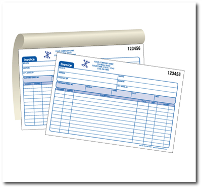 Custom Invoice 5.5 x 8.5 Template 6