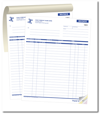 8.5 x 11 Invoice #INV8511-0010
